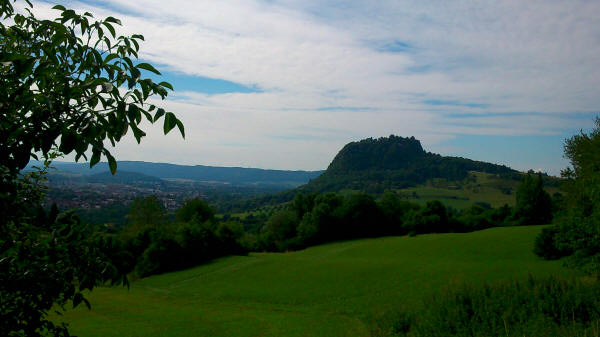 Blick zurück Hohentwiel